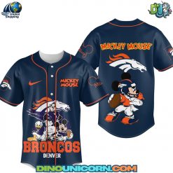 Denver Broncos NFL x Mickey Mouse Baseball Jersey
