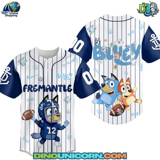 Fremantle Dockers AFL x Bluey Baseball Jersey