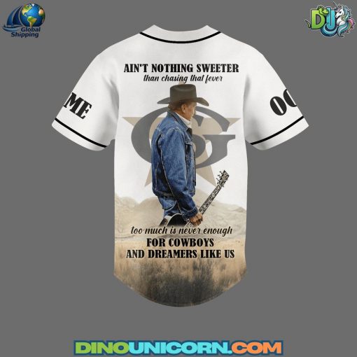 George Strait Baseball Jersey