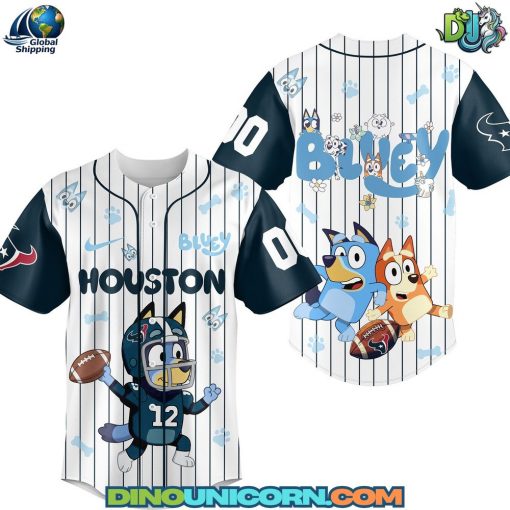 Houston Texans NFL x Bluey Baseball Jersey