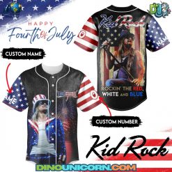 Kid Rock Happy Fourth of July Baseball Jersey