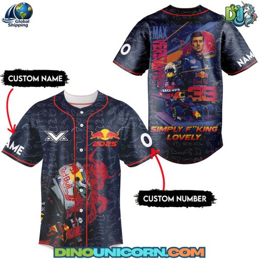 Max Verstappen Baseball Jersey