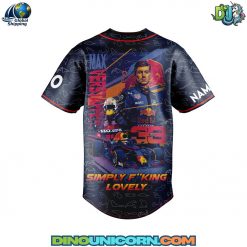 Max Verstappen Baseball Jersey