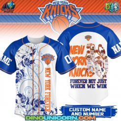 New York Knicks NBA Baseball Jersey