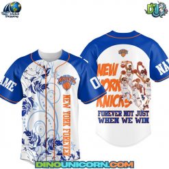 New York Knicks NBA Baseball Jersey