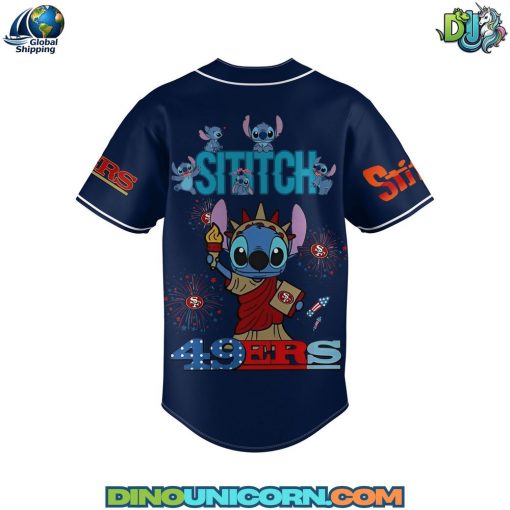 San Francisco 49ers NFL x Stitch Baseball Jersey