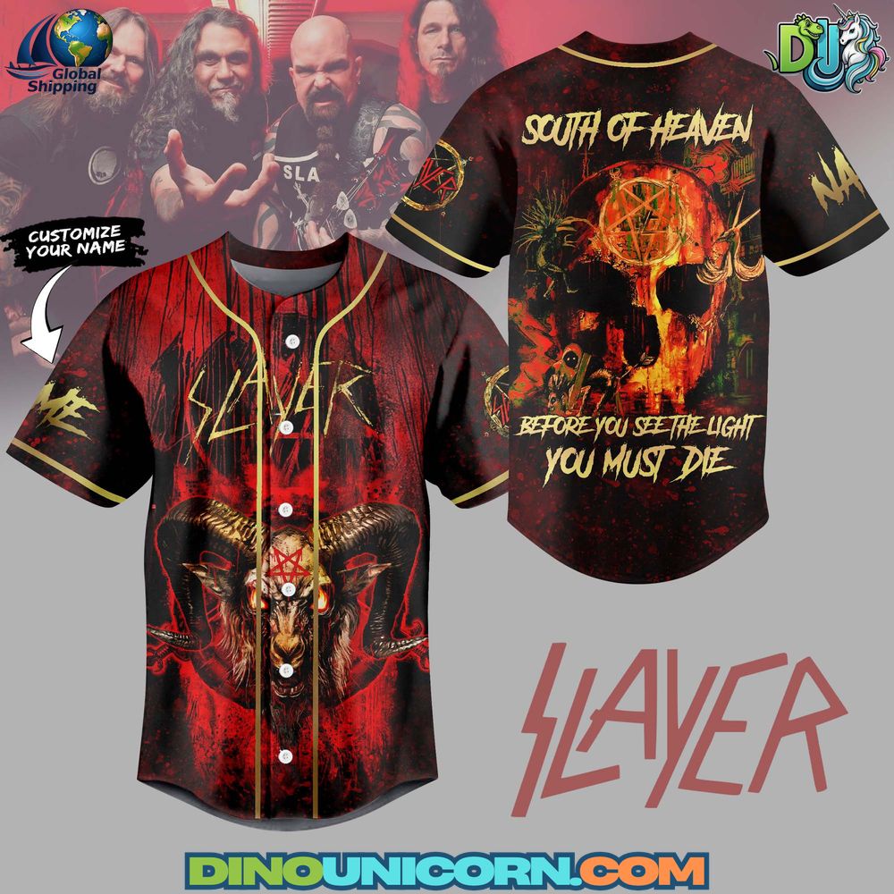 Slayer Baseball Jersey Slayer Baseball Jersey