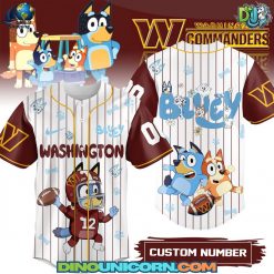 Washington Commanders NFL x Bluey Baseball Jersey