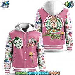 A Christmas Story Hooded Baseball Jacket