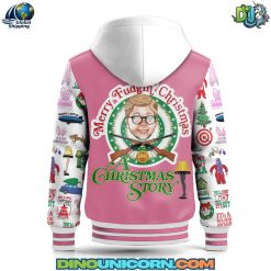 A Christmas Story Hooded Baseball Jacket