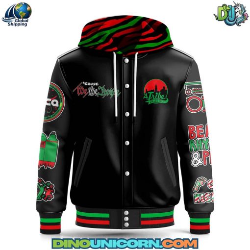 A Tribe Called Quest Hooded Baseball Jacket
