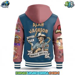 Alan Jackson Hooded Baseball Jacket