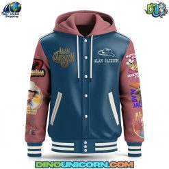 Alan Jackson Hooded Baseball Jacket