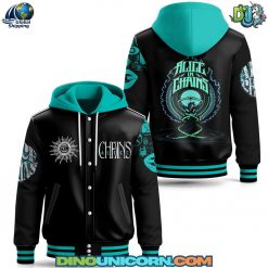 Alice In Chains Hooded Baseball Jacket