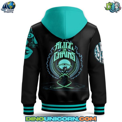 Alice In Chains Hooded Baseball Jacket