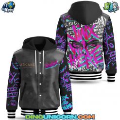 Arcane Hooded Baseball Jacket