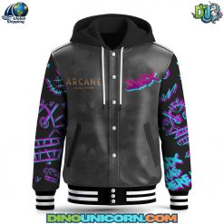 Arcane Hooded Baseball Jacket