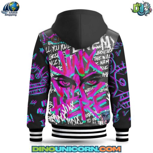 Arcane Hooded Baseball Jacket