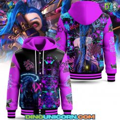 Arcane League of Legends Hooded Baseball Jacket