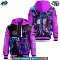 Arcane League of Legends Hooded Baseball Jacket