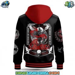 Black Sabbath Band Hooded Baseball Jacket