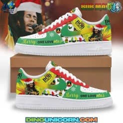 Bob Marley Merry Christmas Air Force 1 Sneaker
