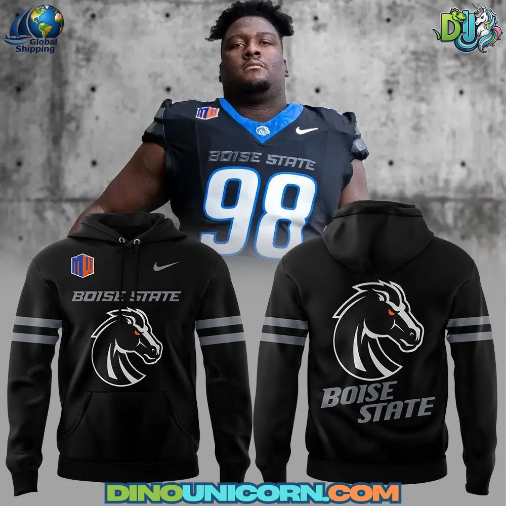 Boise State Broncos Football NCAA DARK MODE Hoodie Boise State Broncos Football NCAA DARK MODE Hoodie