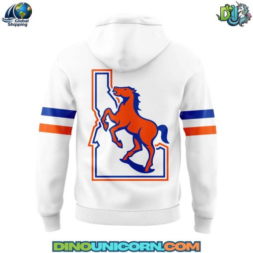 Boise State Broncos Football NCAA Uniform Vintage Mark Hoodie