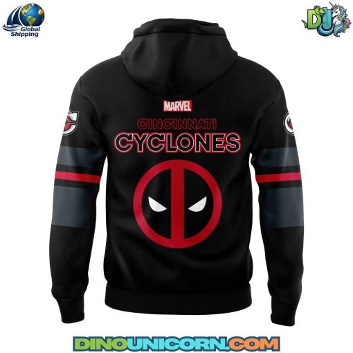 Cincinnati Cyclones ECHL x Marvel Deadpool Hoodie