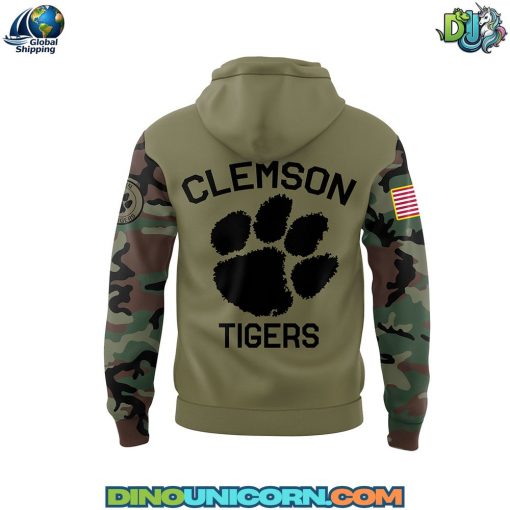 Clemson Tigers Football NCAA Salute to Service Club Hoodie