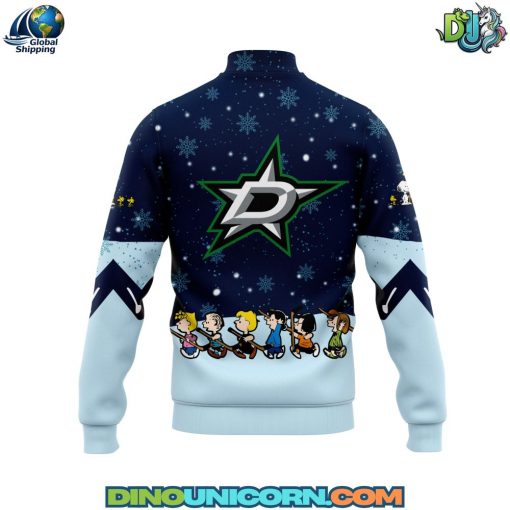 Dallas Stars NHL Peanuts x Snoopy Night Nike Baseball Jacket