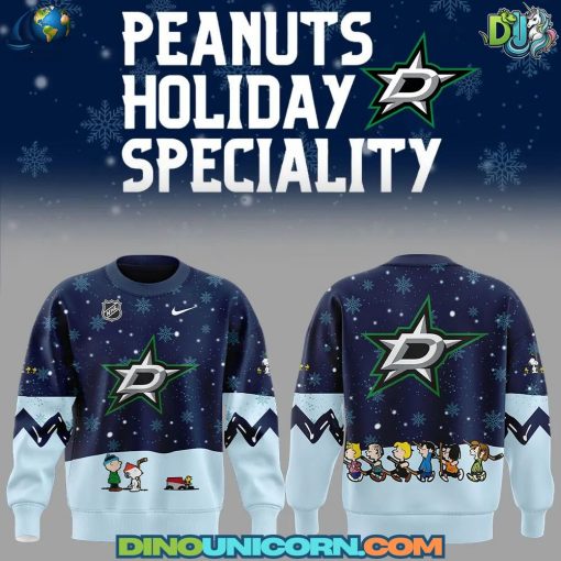 Dallas Stars NHL Peanuts x Snoopy Night Sweatshirt