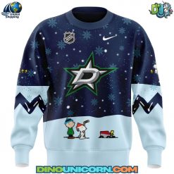 Dallas Stars NHL Peanuts x Snoopy Night Sweatshirt