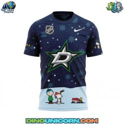 Dallas Stars NHL Peanuts x Snoopy Night T-Shirt