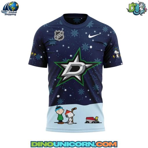 Dallas Stars NHL Peanuts x Snoopy Night T-Shirt