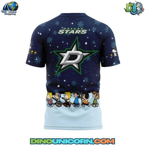 Dallas Stars NHL Peanuts x Snoopy Night T-Shirt