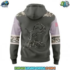 Detroit Lions NFL Salute to Service Club Hoodie