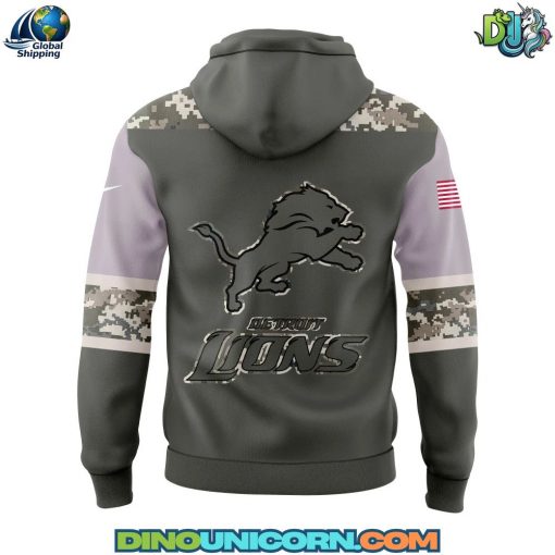 Detroit Lions NFL Salute to Service Club Hoodie