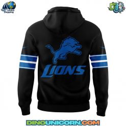 Detroit Lions NFL Uniform Black Hoodie
