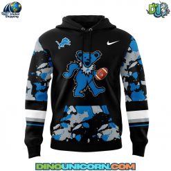 Detroit Lions NFL x Grateful Dead Night Hoodie