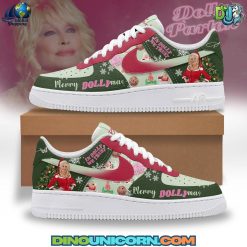 Dolly Parton Merry Christmas Air Force 1 Sneaker