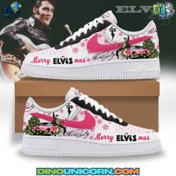 Elvis Presley Merry Christmas Air Force 1 Sneaker