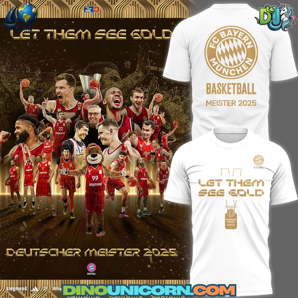 FC Bayern Basketball BBL Champions Tshirt FC Bayern Basketball BBL Champions T-shirt