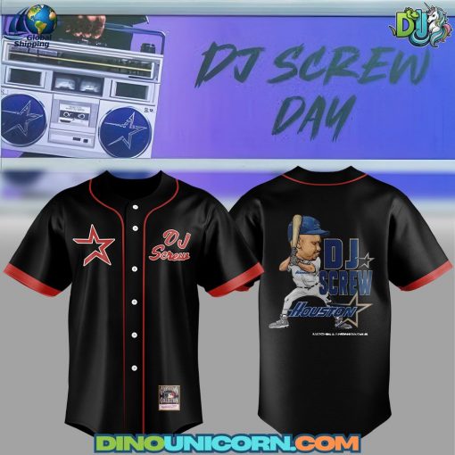 Houston Astros MLB x DJ Screw Baseball Jersey