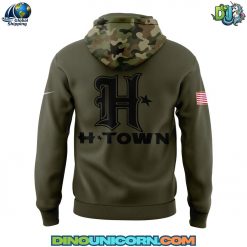 Houston Texans NFL New Army Camo Pullover Hoodie