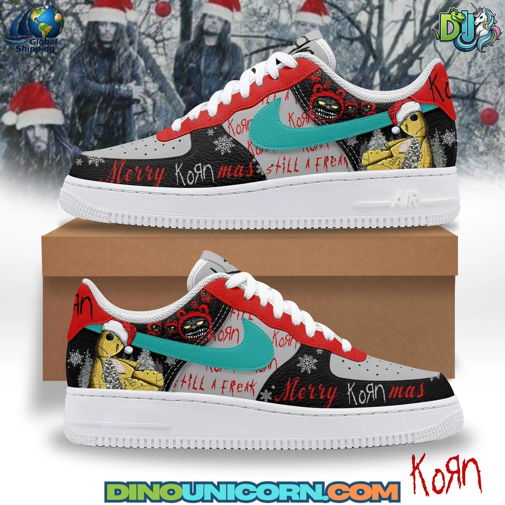 Korn Merry Christmas Air Force 1 Sneaker Korn Merry Christmas Air Force 1 Sneaker
