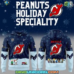 New Jersey Devils NHL Peanuts x Snoopy Night Hoodie