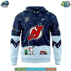 New Jersey Devils NHL Peanuts x Snoopy Night Hoodie