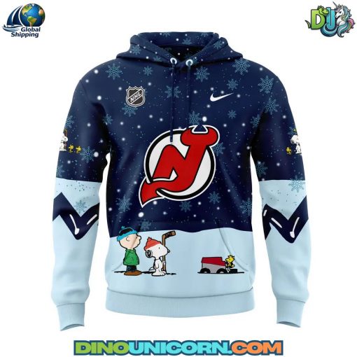 New Jersey Devils NHL Peanuts x Snoopy Night Hoodie