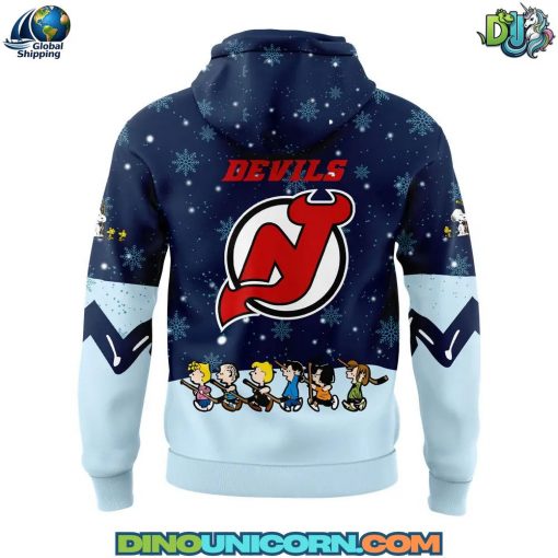 New Jersey Devils NHL Peanuts x Snoopy Night Hoodie